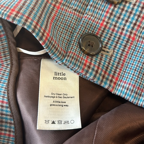 Aritzia Little Moon Daylily mini skirt plaid size 6 - Picture 5 of 6